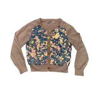 Angel’s Face Iridescent Sequin’s Girls Cardigan Size 4-5 years